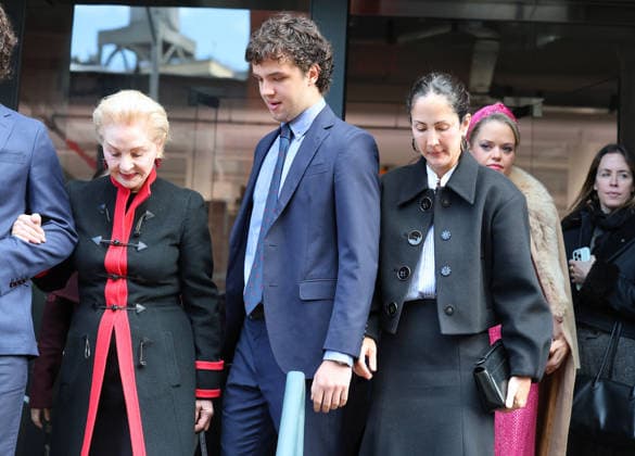 NYFW - Carolina Herrera Family At Show Carolina Herrera with her daughters Carolina Adriana Herrera, Patricia Cristina Herrera and grandchilds Olimpìa Báez, Carolina Lansing attend the Carolina Herrera Show during the New York Fashion Week, NY on February 12, 2026. Photo by Dylan Travis ABACAPRESS.COM New York NY United States  Copyright: xDylanxTravis ABACAx