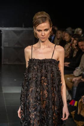 Frederick Anderson - Runway - February 2026 New York Fashion Week (NEW) Frederick Anderson - Runway - February 2026 New York Fashion Week. February 11, 2026, New York, New York, USA: A model walks the runway at the Frederick Anderson fashion show during New York Fashion Week at Nebula on February 11, 2026 in New York City. (Credit: M10s TheNews2) (Foto: M10s Thenews2 imago images) Frederick Anderson - Runway - February 2026 New York Fashion Week  Copyright: xRonxAdarx