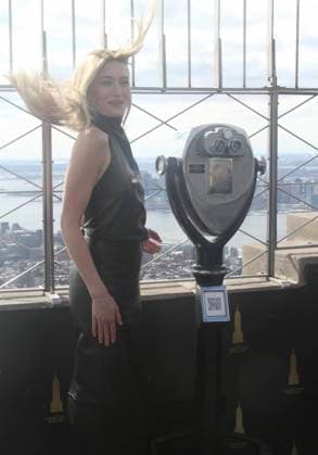 RECORD DATE NOT STATED Sarah Pidgeon and Paul Anthony Kelly visit the Empire State Building Observatory for a photo opportunity to celebrate the premiere of FX™s Love Story. (NEW) Sarah Pidgeon and Paul Anthony Kelly visit the Empire State Building Observatory for a photo opportunity to celebrate the premiere of FX™s Love Story. February 12, 2026, New York, USA: Sarah Pidgeon and Paul Anthony Kelly will visit the Empire State Building Observatory for a photo opportunity to celebrate the premiere of FX™s Love Story: John F. Kennedy Jr. & Carolyn Bessette. Credit: Niyi Fote Thenews2 (Foto: Niyi Fote Thenews2 imago images) Sarah Pidgeon and Paul Anthony Kelly visit the Empire State Building Observatory for a photo opportunity to celebrate the premiere of FX™  Copyright: xNiyixFotex