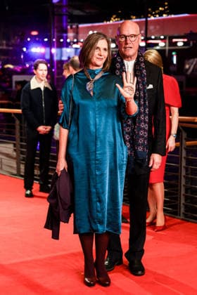 Berlinale Berlinale, 76 Berlin International Film Festival 2026 Katrin Goering Eckardt with message on her hand Remembrance is not a violation, Thies Gundlach Opening Ceremony Berlinale Palast, Red Carpet Berlinale, 76 Berlin International Film Festival 2026 Press Photo Roger Buerke Copyright: xEibner-Pressefoto RogerxBuerkex EP_RBE
