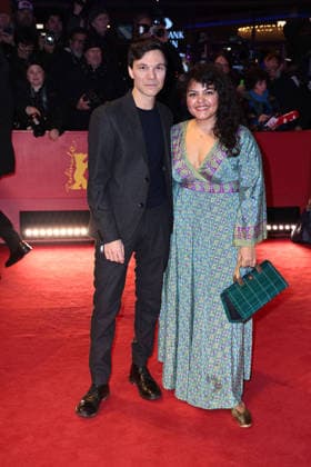 Sebastian Urzendowsky and Sara Fazilat at the opening of the 76th Berlinale International Film Festival with the No Good Men Film Premiere on 12 02 2026 in Berlin Berlinale Opening 2026 with the No Good Men Film Premiere in Berlin