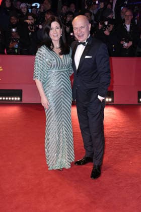 Katharina Guenther Wuensch and Kai Wegner at the opening of the 76th Berlinale International Film Festival with the No Good Men Film Premiere on 12 02 2026 in Berlin Berlinale Opening 2026 with the No Good Men Film Premiere in Berlin