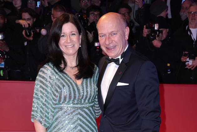 Katharina Guenther Wuensch and Kai Wegner at the opening of the 76th Berlinale International Film Festival with the No Good Men Film Premiere on 12 02 2026 in Berlin Berlinale Opening 2026 with the No Good Men Film Premiere in Berlin