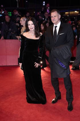 Iris Berben and Heiko Kiesow at the opening of the 76th Berlinale International Film Festival with the No Good Men Film Premiere on 12 02 2026 in Berlin Berlinale Opening 2026 with the No Good Men Film Premiere in Berlin