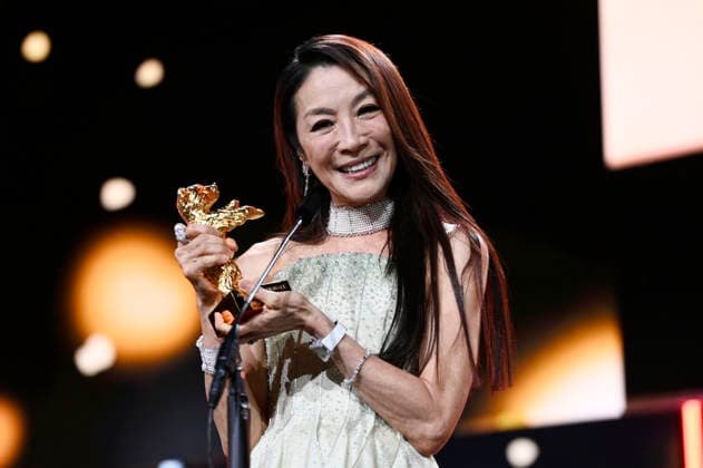 Michelle Yeoh at the presentation of the Honorary Golden Bear for Lifetime Achievement during the Opening Ceremony of the Berlinale 2026 76 Berlin International Film Festival at the Berlinale Palast Berlin, 12 02 2026 Foto:xN.xKubelkax xFuturexImagex ehrenbaer_6202