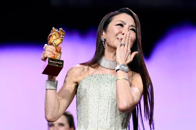 Michelle Yeoh at the presentation of the Honorary Golden Bear for Lifetime Achievement during the Opening Ceremony of the Berlinale 2026 76 Berlin International Film Festival at the Berlinale Palast Berlin, 12 02 2026 Foto:xN.xKubelkax xFuturexImagex ehrenbaer_6210