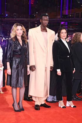 Danielle Arbid, Amine Benrachid and Hiam Abbass at the festival opening with the premiere of the feature film No Good Men at the Berlinale 2026 76 Berlin International Film Festival in the Berlinale Palast Berlin, 12 02 2026 Foto:xD.xBedrosianx xFuturexImagex opening_6238