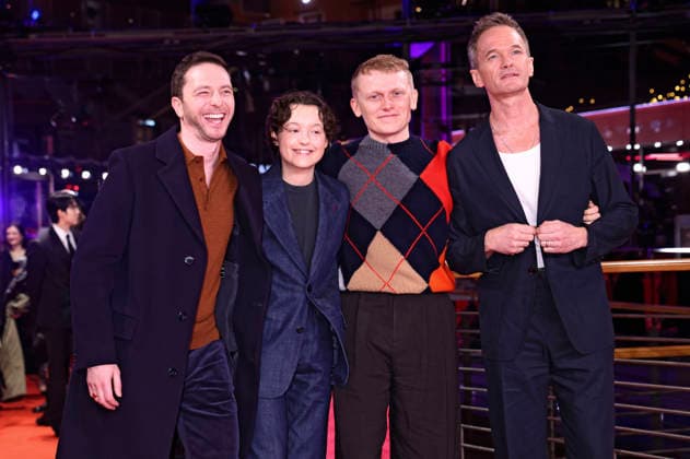 Ken Petrie, Bella Ramsey, George Jaques and Neil Patrick Harris at the festival opening with the premiere of the feature film No Good Men at the Berlinale 2026 76 Berlin International Film Festival in the Berlinale Palast Berlin, 12 02 2026 Foto:xD.xBedrosianx xFuturexImagex opening_6309