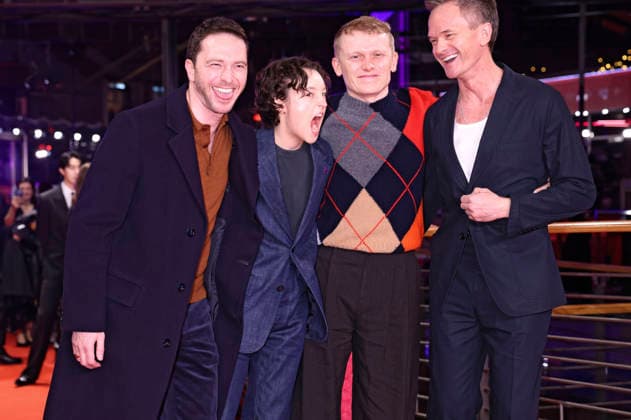Ken Petrie, Bella Ramsey, George Jaques and Neil Patrick Harris at the festival opening with the premiere of the feature film No Good Men at the Berlinale 2026 76 Berlin International Film Festival in the Berlinale Palast Berlin, 12 02 2026 Foto:xD.xBedrosianx xFuturexImagex opening_6310