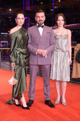 Melika Foroutan, Edin Hasanovic and Devrim Lingnau at the festival opening with the premiere of the feature film No Good Men at the Berlinale 2026 76 Berlin International Film Festival in the Berlinale Palast Berlin, 12 02 2026 Foto:xD.xBedrosianx xFuturexImagex opening_6351