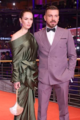 Melika Foroutan and Edin Hasanovic at the festival opening with the premiere of the feature film No Good Men at the Berlinale 2026 76 Berlin International Film Festival in the Berlinale Palast Berlin, 12 02 2026 Foto:xD.xBedrosianx xFuturexImagex opening_6352