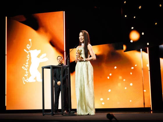 Opening Ceremony , Berlinale Palast , Berlin, Germany Michelle Yeoh accepts the Honorary Golden Bear during the Opening Ceremony for the Berlinale (Berlin Film Festival) at Berlinale Palast , Berlin, , Germany on 12 February 2026., Credit:Julie Edwards Avalon  Copyright: xJuliexEdwardsx xAvalonx 1074485424