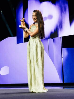 Opening Ceremony , Berlinale Palast , Berlin, Germany Michelle Yeoh accepts the Honorary Golden Bear during the Opening Ceremony for the Berlinale (Berlin Film Festival) at Berlinale Palast , Berlin, , Germany on 12 February 2026., Credit:Julie Edwards Avalon  Copyright: xJuliexEdwardsx xAvalonx 1074485454