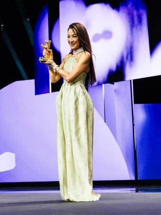 Opening Ceremony , Berlinale Palast , Berlin, Germany Michelle Yeoh accepts the Honorary Golden Bear during the Opening Ceremony for the Berlinale (Berlin Film Festival) at Berlinale Palast , Berlin, , Germany on 12 February 2026., Credit:Julie Edwards Avalon  Copyright: xJuliexEdwardsx xAvalonx 1074485463