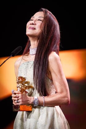 Opening Ceremony , Berlinale Palast , Berlin, Germany Michelle Yeoh accepts the Honorary Golden Bear during the Opening Ceremony for the Berlinale (Berlin Film Festival) at Berlinale Palast , Berlin, , Germany on 12 February 2026., Credit:Julie Edwards Avalon  Copyright: xJuliexEdwardsx xAvalonx 1074485590