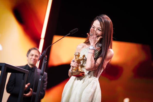Opening Ceremony , Berlinale Palast , Berlin, Germany Michelle Yeoh accepts the Honorary Golden Bear during the Opening Ceremony for the Berlinale (Berlin Film Festival) at Berlinale Palast , Berlin, , Germany on 12 February 2026., Credit:Julie Edwards Avalon  Copyright: xJuliexEdwardsx xAvalonx 1074485605