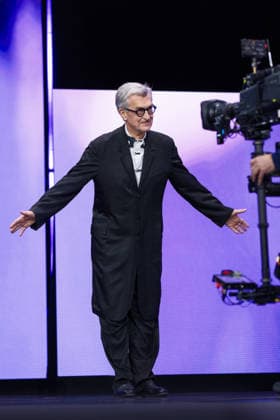 Opening Ceremony , Berlinale Palast , Berlin, Germany Wim Wenders on stage during the Opening Ceremony for the Berlinale (Berlin Film Festival) at Berlinale Palast , Berlin, , Germany on 12 February 2026., Credit:Julie Edwards Avalon  Copyright: xJuliexEdwardsx xAvalonx 1074485767
