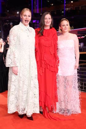 Rosalie Thomass, Alexandra Maria Lara and Jasna Fritzi Bauer at the festival opening with the premiere of the feature film No Good Men at the Berlinale 2026 76 Berlin International Film Festival in the Berlinale Palast Berlin, 12 02 2026 Foto:xD.xBedrosianx xFuturexImagex opening_6374