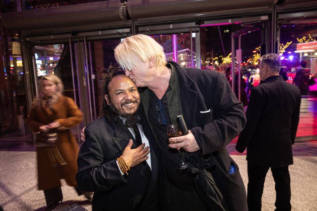 Opening 76 Berlinale The Alternative View and Detlef Buck and Min Bahadur Bham Nepal PARTY Opening of the 76 Berlinale with the Afghan film No Good Men at the Berlinale Palast in Berlin Copyright: xEventpressx