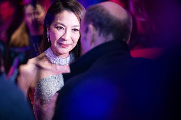 Opening 76 Berlinale The alternative view Michelle Yeoh in an interview Opening of the 76th Berlinale with the Afghan film No Good Men at the Berlinale Palast in Berlin Copyright: xEventpressx
