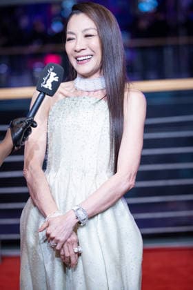 Opening 76 Berlinale The alternative view Michelle Yeoh in an interview Laughing Opening of the 76 Berlinale with the Afghan film No Good Men at the Berlinale Palast in Berlin Copyright: xEventpressx