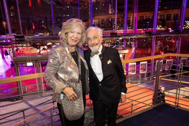Opening 76 Berlinale The alternative view Peter Raue with his wife Andrea Gräfin Bernstorff PARTY Opening of the 76th Berlinale with the Afghan film No Good Men at the Berlinale Palast in Berlin Copyright: xEventpressx