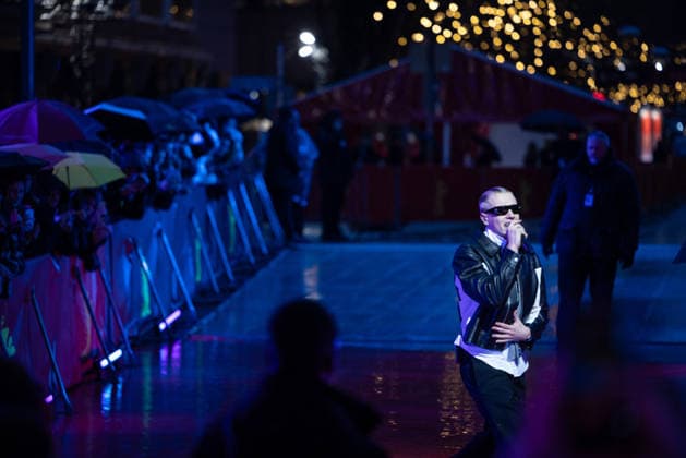 Opening 76 Berlinale The alternative view Soho Bani, stylized oho Bani opens with a performance Opening of the 76 Berlinale with the Afghan film No Good Men at the Berlinale Palast in Berlin Copyright: xEventpressx