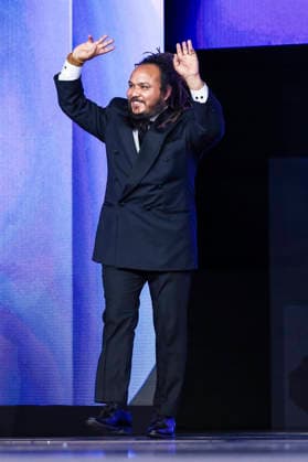 Min Bahadur Bham at the festival opening with the premiere of the feature film No Good Men at the Berlinale 2026 76 Berlin International Film Festival in the Berlinale Palast Berlin, 12 02 2026 Foto:xJ.xEdwardsx xFuturexImagex opening_6408