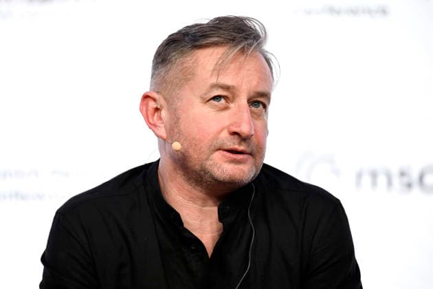 Ukrainian writer Serhij Zhadan at the event Ukraine™s Uncertain Future as part of the MSC Security Literature Series at the Munich Security Conference 2026 Munich, 12 02 2026 Bavaria Germany Copyright: xDwixAnoraganingrumx