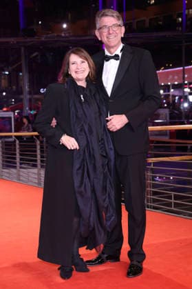 Christiane Goetz Weimer and Wolfram Weimer at the festival opening with the premiere of the feature film No Good Men at the Berlinale 2026 76 Berlin International Film Festival in the Berlinale Palast Berlin, 12 02 2026 Foto:xD.xBedrosianx xFuturexImagex opening_6440