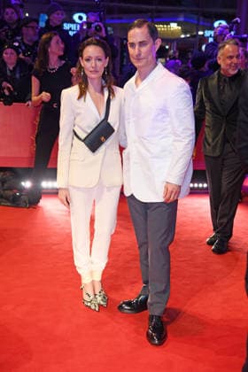 Lavinia Wilson, Clemens Schick on the red carpet of the OPENING OF THE 76 BERLINALE International Berlin Film Festival at the Berlinale Palast at Potsdamer Platz in Berlin on 12 02 2026
