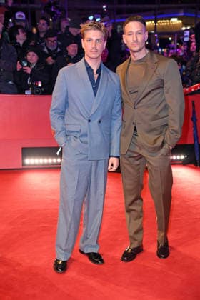 Vladimir Burlakov with friend Martin Samek on the red carpet of the OPENING OF THE 76 BERLINALE International Berlin Film Festival at the Berlinale Palast at Potsdamer Platz in Berlin on 12 02 2026