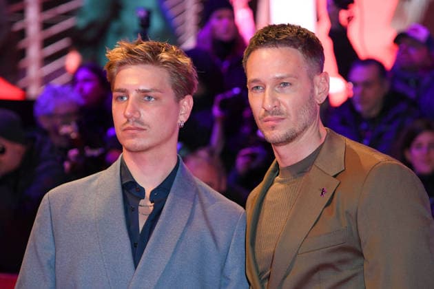 Vladimir Burlakov with friend Martin Samek on the red carpet of the OPENING OF THE 76 BERLINALE International Berlin Film Festival at the Berlinale Palast at Potsdamer Platz in Berlin on 12 02 2026