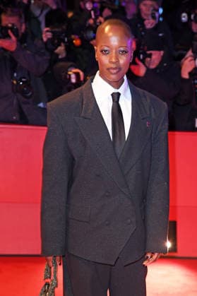 Florence Kasumba on the red carpet of the OPENING OF THE 76 BERLINALE International Berlin Film Festival at the Berlinale Palast at Potsdamer Platz in Berlin on 12 02 2026