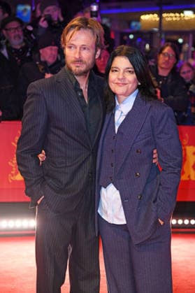 Andreas Pietschmann with girlfriend Jasmin Tabatabai on the red carpet of the OPENING OF THE 76 BERLINALE International Berlin Film Festival at the Berlinale Palast at Potsdamer Platz in Berlin on 12 02 2026