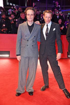 August Diehl, Alexander Scheer on the red carpet of the OPENING OF THE 76 BERLINALE International Berlin Film Festival at the Berlinale Palast at Potsdamer Platz in Berlin on 12 02 2026