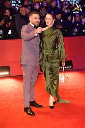 Edin Hasanovic and Melika Foroutan at the festival opening with the premiere of the feature film No Good Men at the Berlinale 2026 76 Berlin International Film Festival in the Berlinale Palast Berlin, 12 02 2026 Foto:xC.xNiehausx xFuturexImagex opening_6526