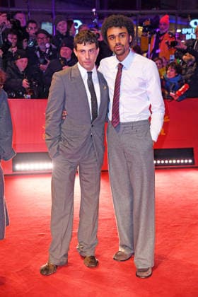 Aaron Altaras, Langston Uibel on the red carpet of the OPENING OF THE 76 BERLINALE International Berlin Film Festival at the Berlinale Palast at Potsdamer Platz in Berlin on 12 02 2026