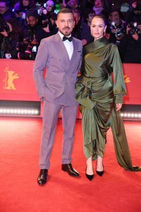 Edin Hasanovic, Melika Foroutan on the red carpet of the OPENING OF THE 76 BERLINALE International Berlin Film Festival at the Berlinale Palast at Potsdamer Platz in Berlin on 12 02 2026