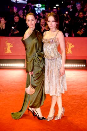 Melika Foroutan and Devrim Lingnau at the festival opening with the premiere of the feature film No Good Men at the Berlinale 2026 76 Berlin International Film Festival in the Berlinale Palast Berlin, 12 02 2026 Foto:xC.xNiehausx xFuturexImagex opening_6528