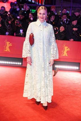 Rosalie Thomass on the red carpet of the OPENING OF THE 76 BERLINALE International Berlin Film Festival at the Berlinale Palast at Potsdamer Platz in Berlin on 12 02 2026