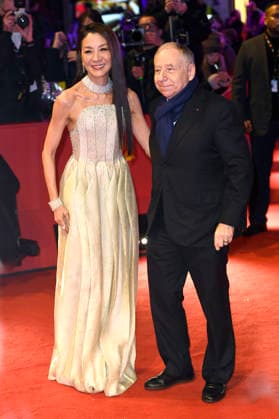 Michelle Yeoh with husband Jean Todt at the festival opening with the premiere of the feature film No Good Men at the Berlinale 2026 76 Berlin International Film Festival in the Berlinale Palast Berlin, 12 02 2026 Foto:xC.xNiehausx xFuturexImagex opening_6567