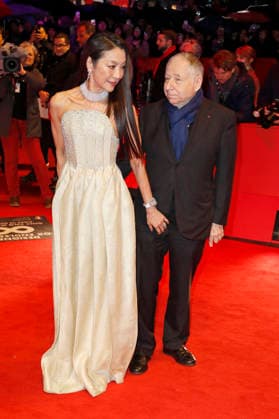 Michelle Yeoh with Dhemann Jean Todt at the festival opening with the premiere of the feature film No Good Men at the Berlinale 2026 76 Berlin International Film Festival in the Berlinale Palast Berlin, 12 02 2026 Foto:xC.xTamckex xFuturexImagex opening_6717