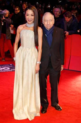 Michelle Yeoh with Dhemann Jean Todt at the festival opening with the premiere of the feature film No Good Men at the Berlinale 2026 76 Berlin International Film Festival in the Berlinale Palast Berlin, 12 02 2026 Foto:xC.xTamckex xFuturexImagex opening_6719
