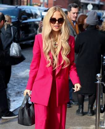 NYFW - Carolina Herrera Outside Rachel Zoe attends the Carolina Herrera show during the New York Fashion Week, NY on February 12, 2026. Photo by Charles Guerin ABACAPRESS.COM New York City NY United States  Copyright: xGuerinxCharles ABACAx