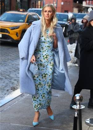 NYFW - Carolina Herrera Outside Nicky Hilton attends the Carolina Herrera show during the New York Fashion Week, NY on February 12, 2026. Photo by Charles Guerin ABACAPRESS.COM New York City NY United States  Copyright: xGuerinxCharles ABACAx