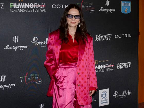 February 12, 2026, West Hollywood, California, USA: French actress, dancer, painter, and artist JULIETTE BINOCHE attends the Filming Italy Los Angeles 11th editioned carpet. West Hollywood USA - ZUMAb173 20260212_aap_b173_008 Copyright: xBillyxBennightx
