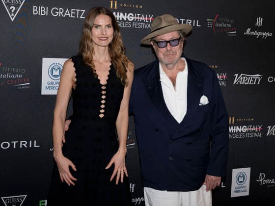 February 12, 2026, West Hollywood, California, USA: LOUISE KUGELBERG SCHNABEL and JULIAN SCHNABEL attend the Filming Italy Los Angeles 11th editioned carpet. West Hollywood USA - ZUMAb173 20260212_aap_b173_020 Copyright: xBillyxBennightx