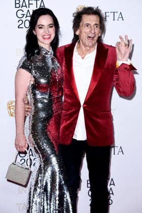 Sally Humphreys Wood with husband Ron Wood at the BAFTA 2026 Invest in Talent Gala at the Chancery Rosewood Hotel London, 12 02 2026 Foto:xS.xVasx xFuturexImagex bafta_gala_6304