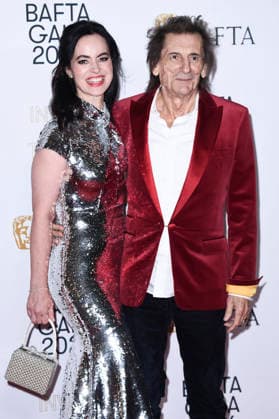 Sally Humphreys Wood with husband Ron Wood at the BAFTA 2026 Invest in Talent Gala at the Chancery Rosewood Hotel London, 12 02 2026 Foto:xS.xVasx xFuturexImagex bafta_gala_6305